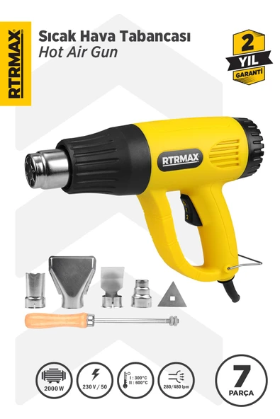 RTM303A Sıcak Hava Tabancası 2000 W - 2
