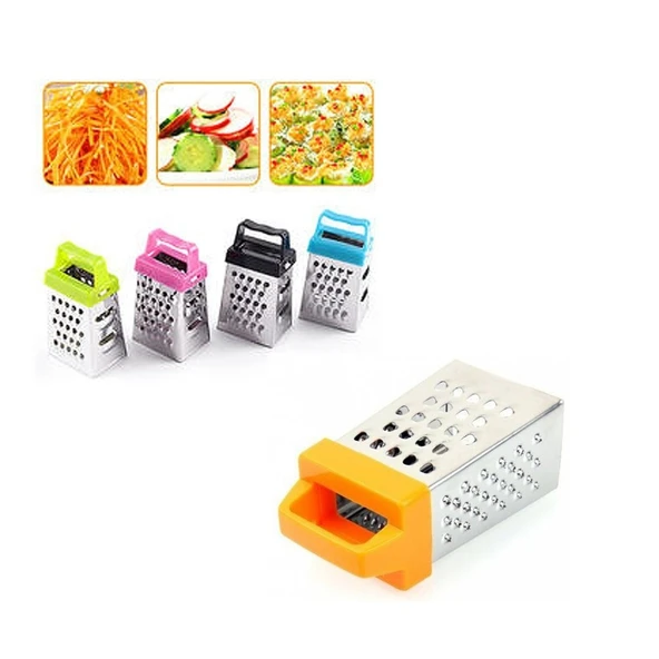 3 Fonksiyonlu Mıknatıslı Mini Sarımsak Peynir Rendesi 8 cm - 5