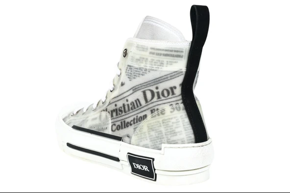Dior 288689 B23 High Top Daniel Arsham Newspaper size 38 - 2