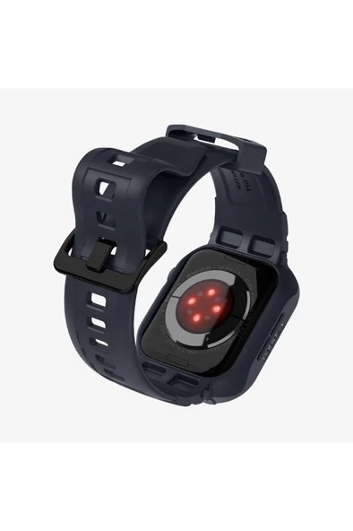 Apple Watch Seri (45mm / 44mm) Kılıf, Spigen Rugged Armor Pro Charcoal Gray Outlet - 5