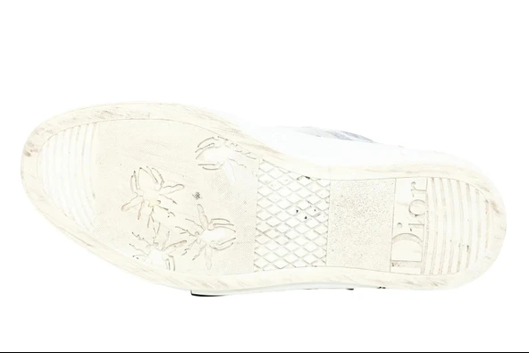 Dior 288689 B23 High Top Daniel Arsham Newspaper size 38 - 4