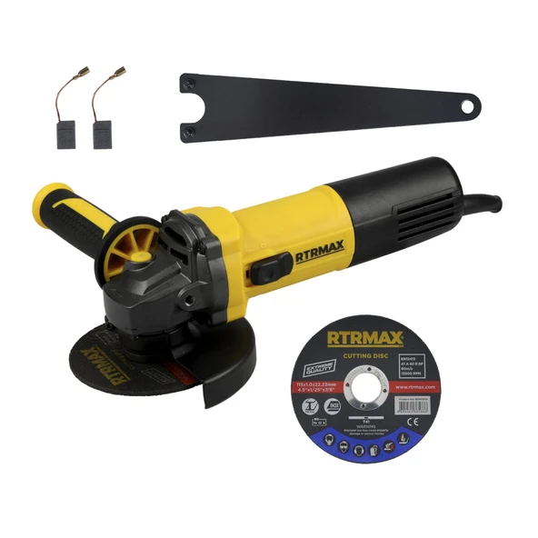 RTM1095 Avuç Taşlama Makinası 125 mm 950 W Devir Ayarlı - 2