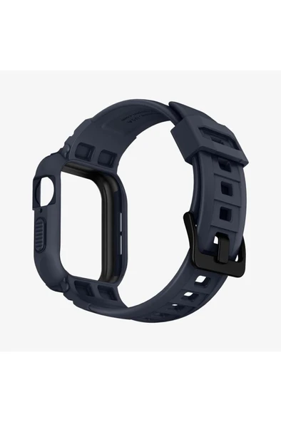 Apple Watch Seri (45mm / 44mm) Kılıf, Spigen Rugged Armor Pro Charcoal Gray Outlet - 3