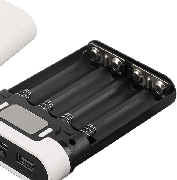 Shanrya DIY güç bankası, Cep telefonları Için USB arayüzlü Harici şarj cihazı (Siyah) - Resim 3