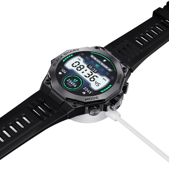 Black Shark S1 Pro Akıllı Saat Black  (Black Shark Türkiye Garantili) - 4