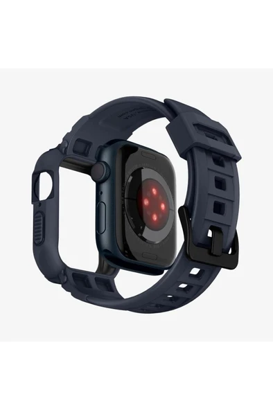 Apple Watch Seri (45mm / 44mm) Kılıf, Spigen Rugged Armor Pro Charcoal Gray Outlet - 7