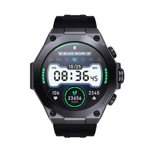 Black Shark S1 Pro Akıllı Saat Black  (Black Shark Türkiye Garantili) - 2