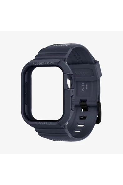 Apple Watch Seri (45mm / 44mm) Kılıf, Spigen Rugged Armor Pro Charcoal Gray Outlet - 2