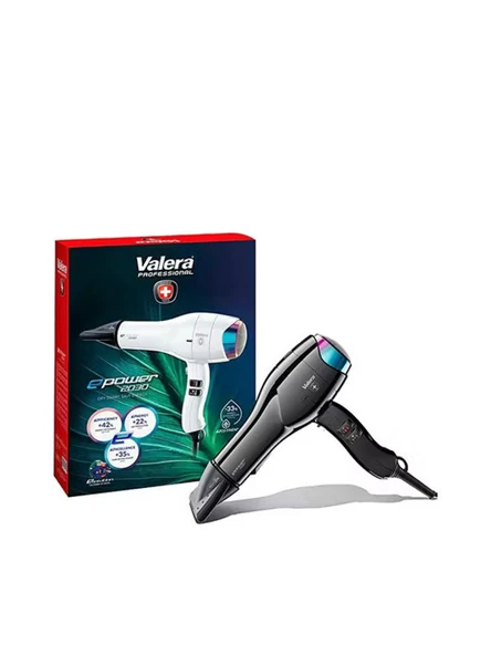 Valera Swiss Epower EP2030 Eq Rc Profesyonel 1600W 69 Db.saç Kurutma Fön Makinası Difizörlü Siyah - 5