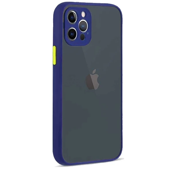 Apple iPhone 11 Pro Uyumlu Montreal Kılıf Ve Tam Kaplayan Cam Set Lacivert - 2