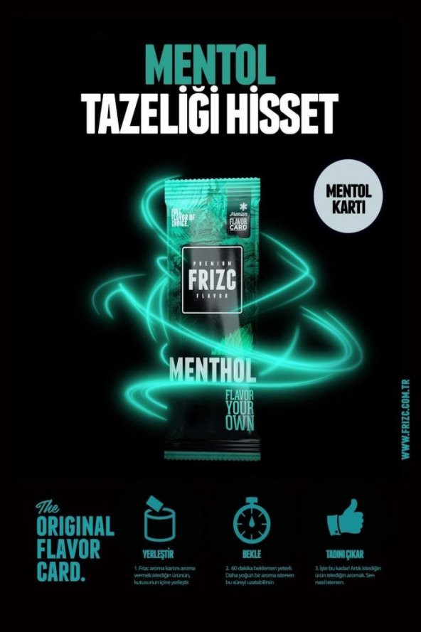 Frizc Aroma Kartı Mentol - 4