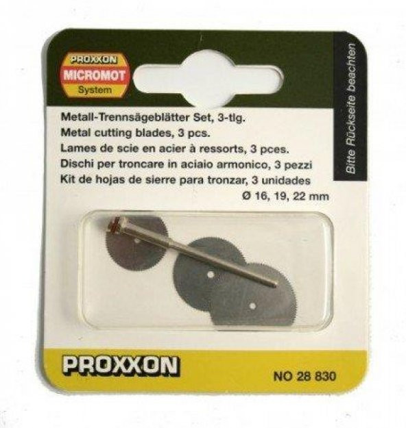 Proxxon Ahşap Plastik Testere Seti 3lü 28830 - 3