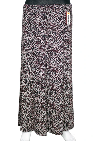 Hesna Kadın Betül 8 Parça Lastikli Astarsız Siyah Etek Desen 38 ürün görseli