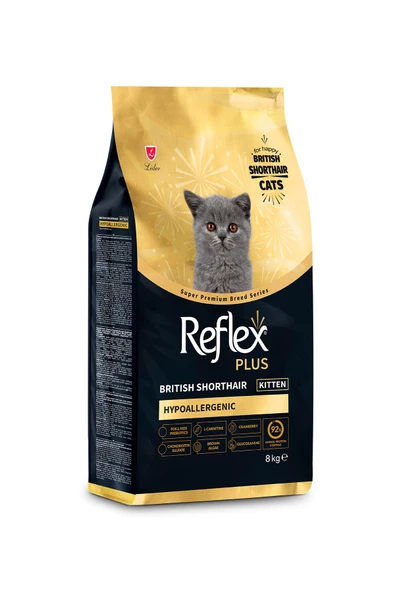 Reflex Plus British Shorthair Yavru Kedi Maması 8 kg ürün görseli