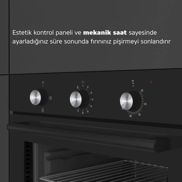 Simfer 8228 Trend Siyah Cam, Mekanik Timer, 4 Fonk.Power Tu - 3