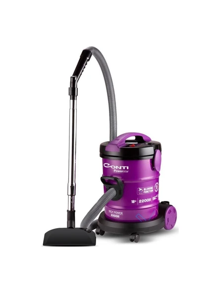 Conti CS-102 Powerstar 2200 W Toz Torbalı Süpürge