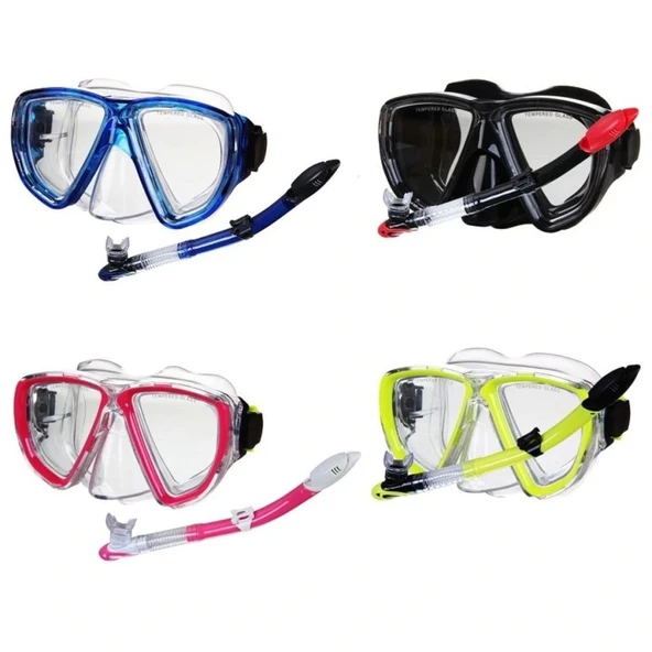 Nessiworld JS-M388 Yüzücü Maske Snorkel Set - 5