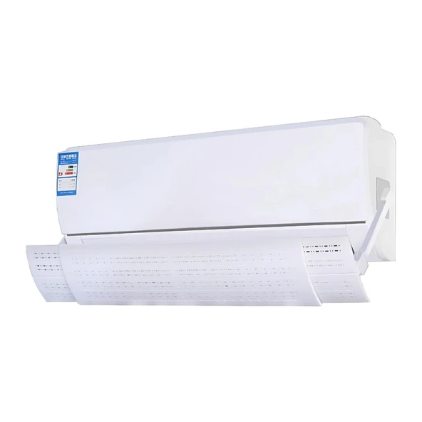 Coofbe Delikli Yapışkanlı Ayarlanabilir Klima Hava Yönlendirici Aparat Klima Aparatı Siperlik Yön Aparatı - 6