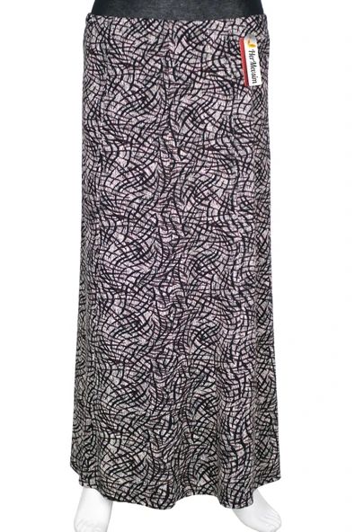 Hesna Kadın Betül 8 Parça Lastikli Astarsız Siyah Etek Desen 39