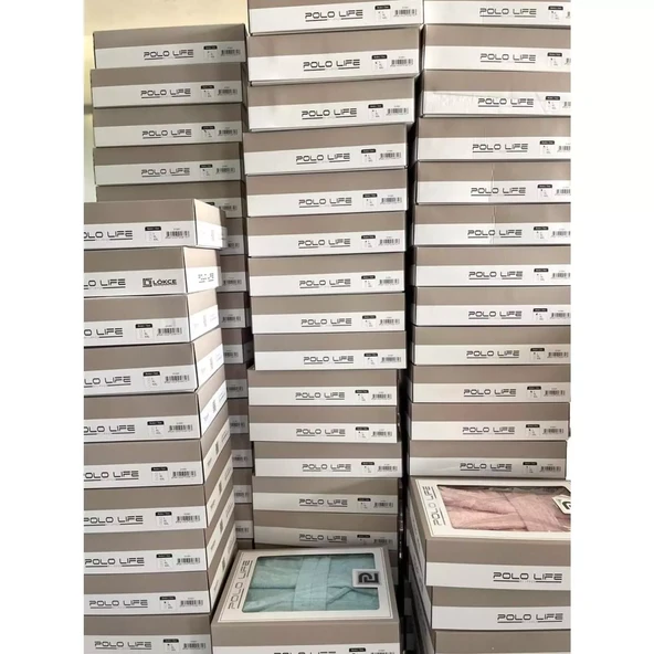 Polo Life Kutulu %100 Pamuk Tek Bornoz Şalyaka-A.Pembe (L Beden) - 3