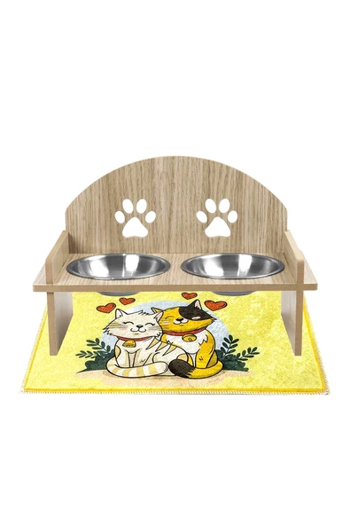 Pati Mama Kabı Kedi Köpek Suluk Mamalık, Paspas ve Avokado Kedi Nanesi Hediye - 6