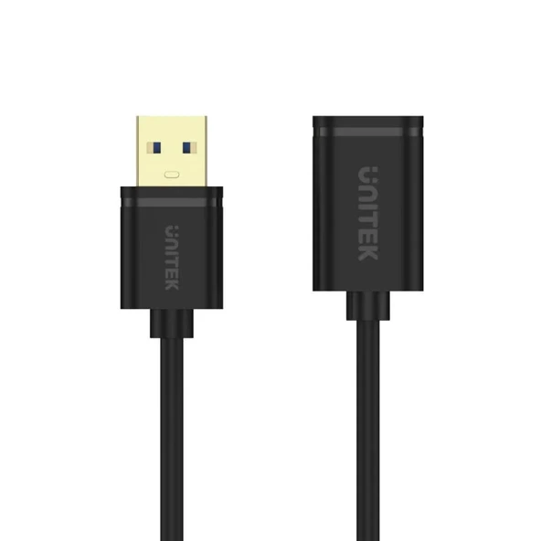 UNITEK USB3.0(M) TO USB3.0(F) UZATMA KABLO 1.5MT 5GBPS (Y-C459GBK) - 3