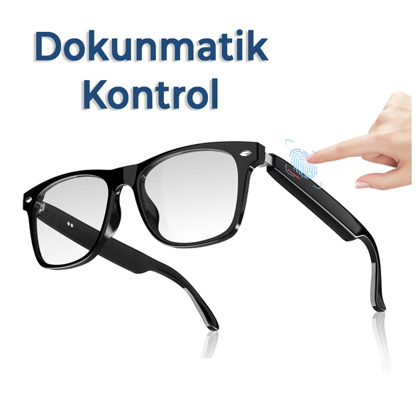 Akıllı Güneş Gözlüğü Bluetooth Komut Stereo Çift Hoparlörlü Kablosuz Unisex Polarize Trend Gözlük - 4