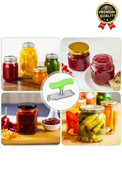 Dayanıklı Ölçülü Ayarlanabilir Paslanmaz Çelik Mutfak Pratik Kavanoz Konserve Şişe Kapak Açacağı - 7