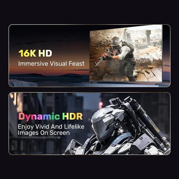 UNITEK DISPLAY PORT 2.1 %100 BAKIR 2MT 16K&60Hz (C1626GY01-2M) - 4