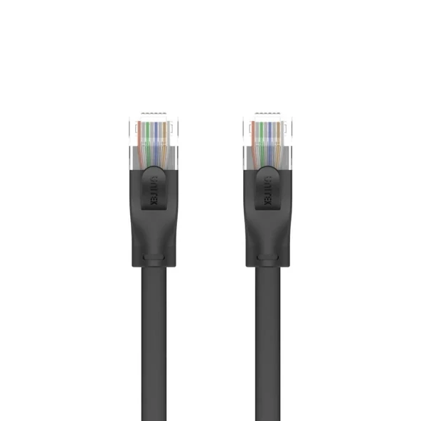 UNITEK CAT6 PATCH KABLO 10MT FLAT 1GBPS, SİYAH (C1813GBK) - 3