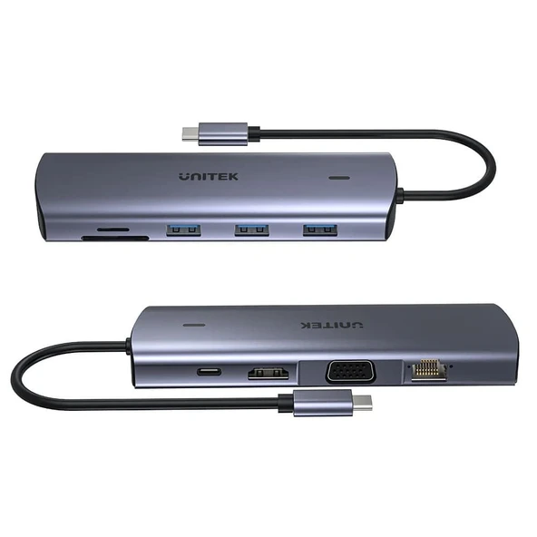 UNITEK USB-C 9in1 UNIVERSAL DOCKING STATION (D1113A) - 3