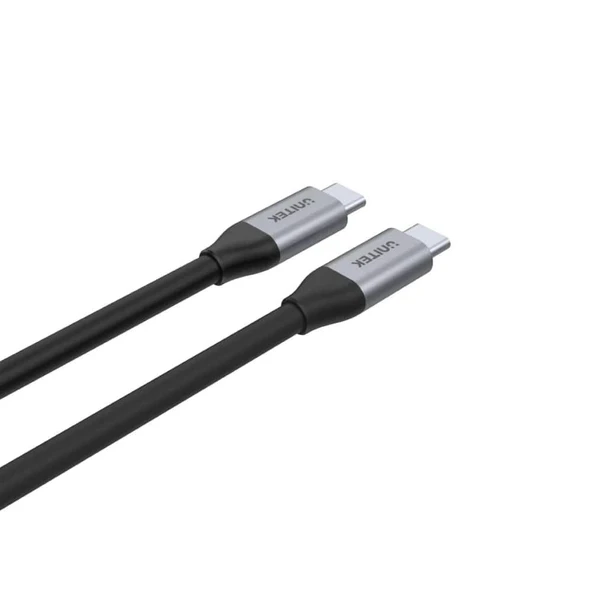 UNITEK USB-C 3.2 KABLO 2MT 5GBPS, 100W PD, 4K&60Hz  (C14091ABK) - 2