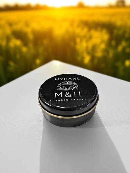 MyHand Soyawax Siyah Teneke Mum İnfinity Esans Kokulu Kutu Mum 60 Gr - 6