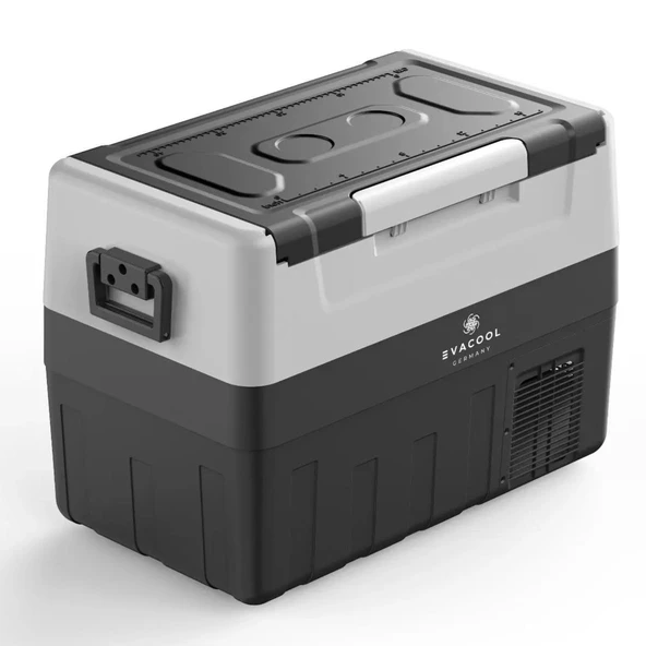 Evacool EVA45AT 12/24V 45 Litre Tek Kapak Çift Ekran Kompresörlü Oto Buzdolabı ürün görseli 1