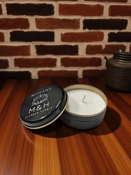 MyHand Soyawax Siyah Teneke Mum Amour Eternal Esans Kokulu Kutu Mum 60 Gr - 2