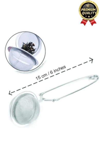 Yüksek Kalite Pratik Kolay Dayanıklı Paslanmaz Çelik Geniş Kulp Bitki Çayı Demleme Süzgeci Aparatı - 6