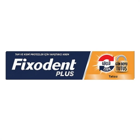 FİXODENT PLUS GÜÇLÜ ISIRIK DİŞ PROTEZ YAPIŞTIRICI TAT İÇERMEZ KREM 40 GR