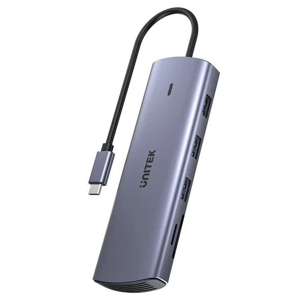 UNITEK USB-C 9in1 UNIVERSAL DOCK STATION (D1113A) ürün görseli 1