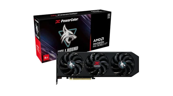POWERCOLOR HELLHOUND RX9060XT 8GB GDDR6 (RX9060XT 8G-L/OC) EKRAN KARTI - 2