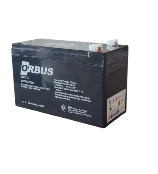 ORBUS 12V 7Ah AMPER AGM JEL ORBUS AKÜ  10'LU Paket - 4