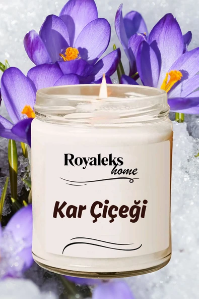 4 Adet Doğal Özel Seri Kokulu Dekoratif Kavanoz Mum 4X210 cc - Bahar Seti - RYL - 6