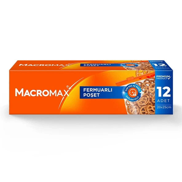 MACROMAX  FERMUARLI POŞET  12 Lİ  20X25 CM  4232 ürün görseli 1