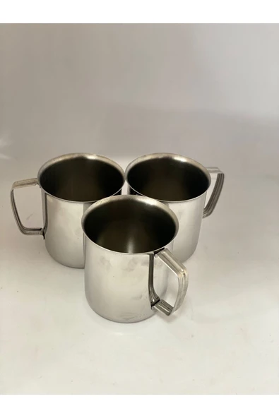 3lü Çelik Bardak - 3