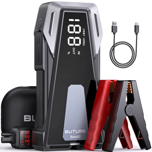 BUTURE BETA02 2500A 4 in 1 21800mah Taşınabilir Akü Takviye Kiti