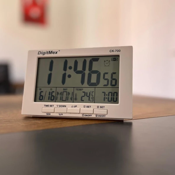 DigitMex CK-700 Dijital Saat ve Sıcaklık Ölçer - 2