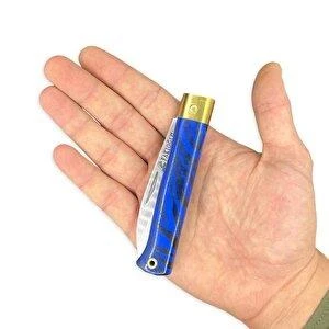 Fakıoğlu Mavi Desenli Cep Çakısı Kapalı 8 cm Açık 15 cm - 2