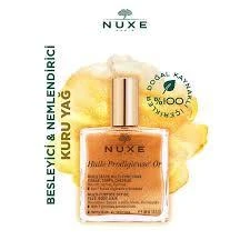 Nuxe Huile Prodigieuse OR Altın Parıltılı Yüz Vücut Saçlar İçin Çok Amaçlı Kuru Yağ 100 ml - 2
