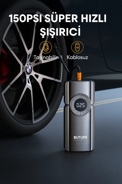 BUTURE BETA01 3500A 4 in 1 20000mah Taşınabilir Akü Takviye Kiti - 2