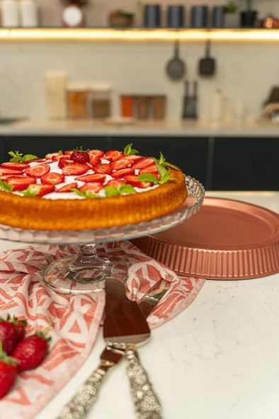 BRİONİ DİAMOND 30 CM TART KALIBI ROSE - 2