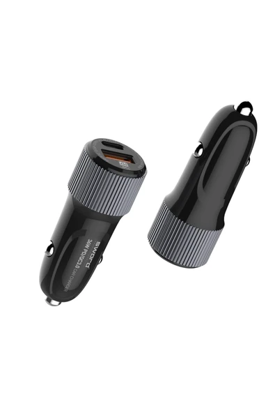 SWORD 38W QC3.0+PD3.0 Hızlı Araç Şarjı, USB-C & USB-A, Akıllı Çip, LED Işık SW-1U1CQ3 - 4